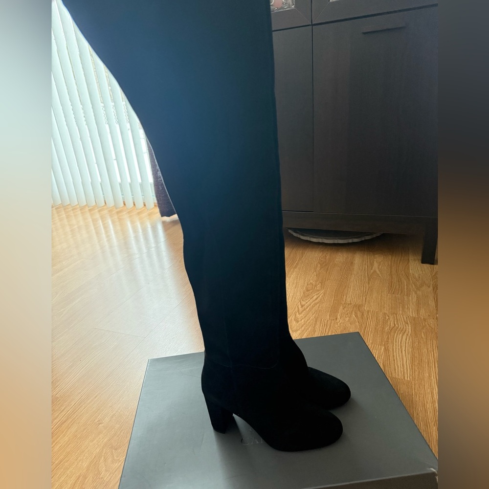 Vince Camuto Black Over the Knee Boots